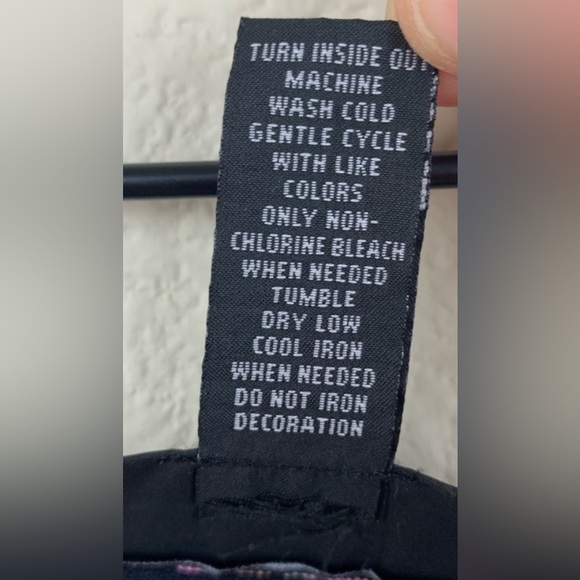 INC international concepts pink black paisley beaded cold shoulder blouse 1X - Picture 7 of 7